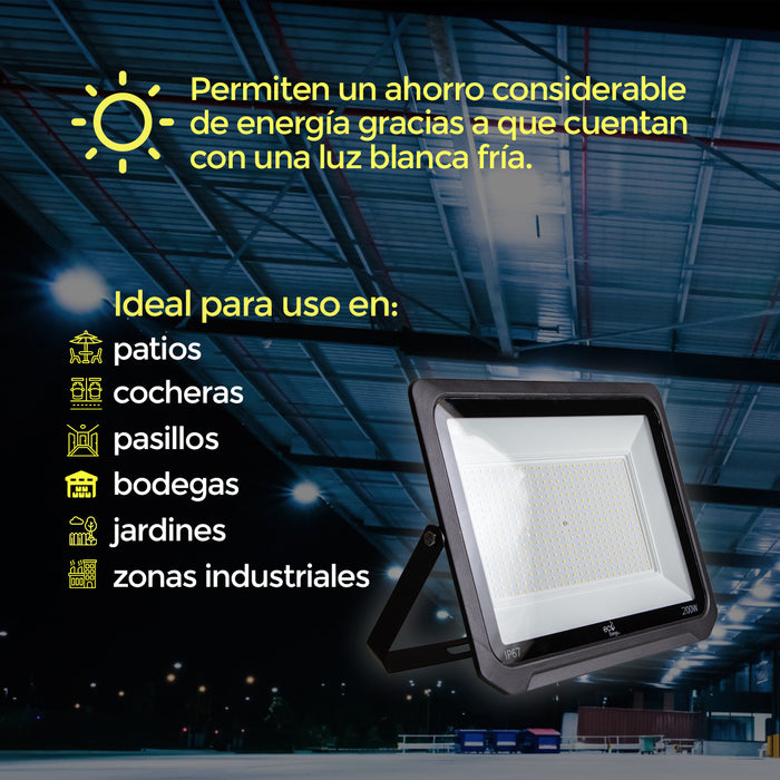 Reflector LED 200w | Luz blanca fría