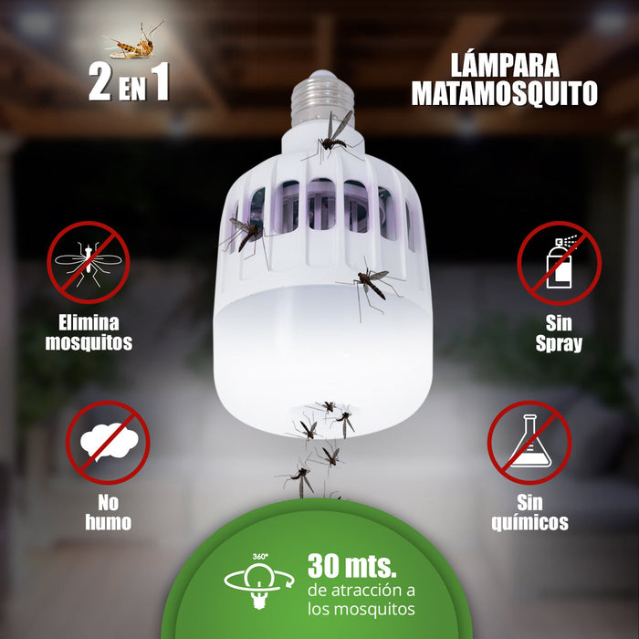 Pack de 3 Focos LED Matamosquitos 12.85w | Chico